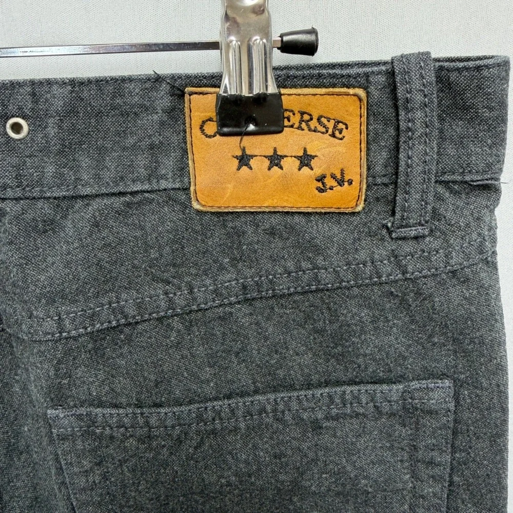 Converse x‎ John Varvatos Chuckin Slim charcoal Wash Denim Jeans Mens Size 32 - Picture 13 of 13